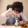 Death Note - L at work