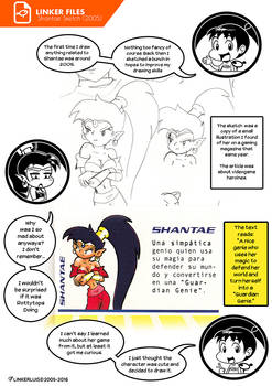 First Shantae sketch (2005)