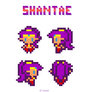 Pixel Shantae walk cycle