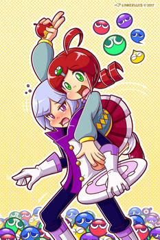 Ringo and Tee (Puyo Puyo)