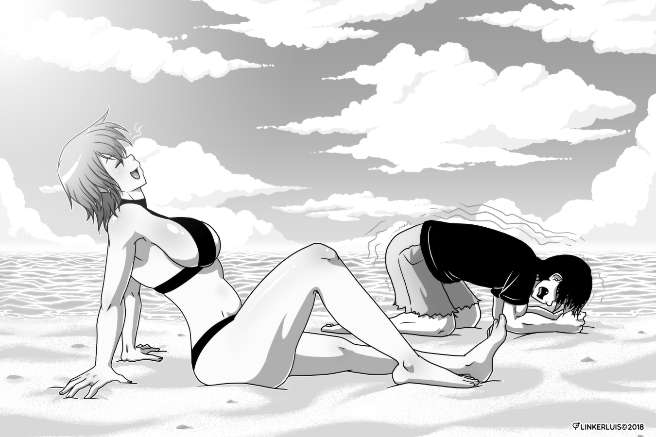 (Comm) It's so hot by LinkerLuis