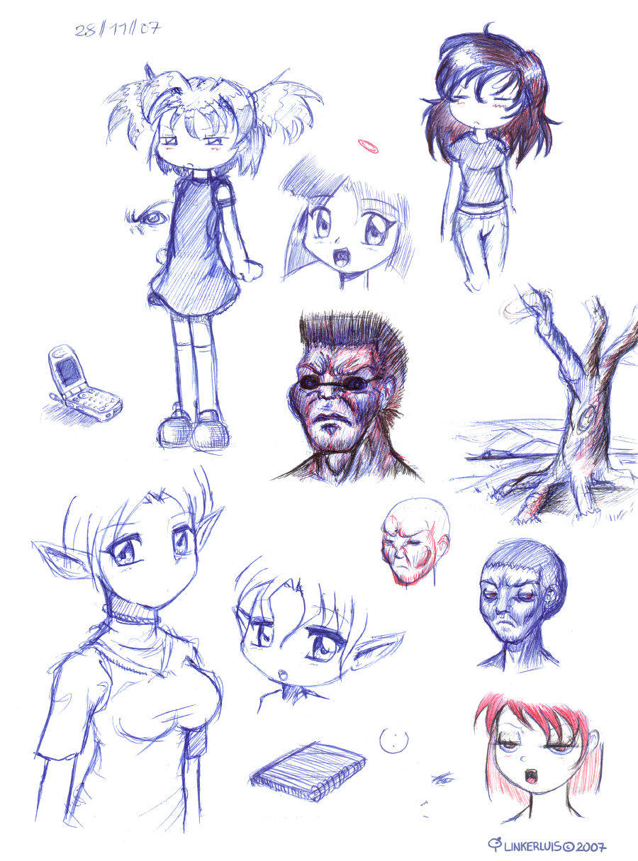 Sketchdump (28/11/07) by LinkerLuis