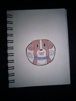 Puffing dog (from Nichijou)