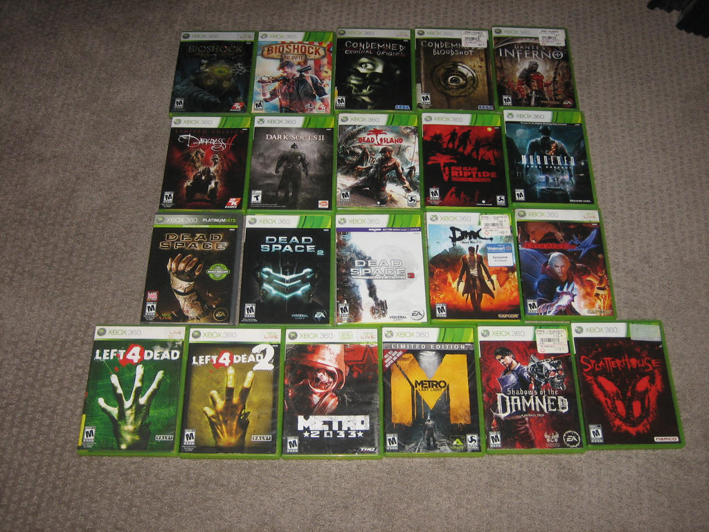 Horror Games Collection (Xbox 360) by DeadBones001 on DeviantArt