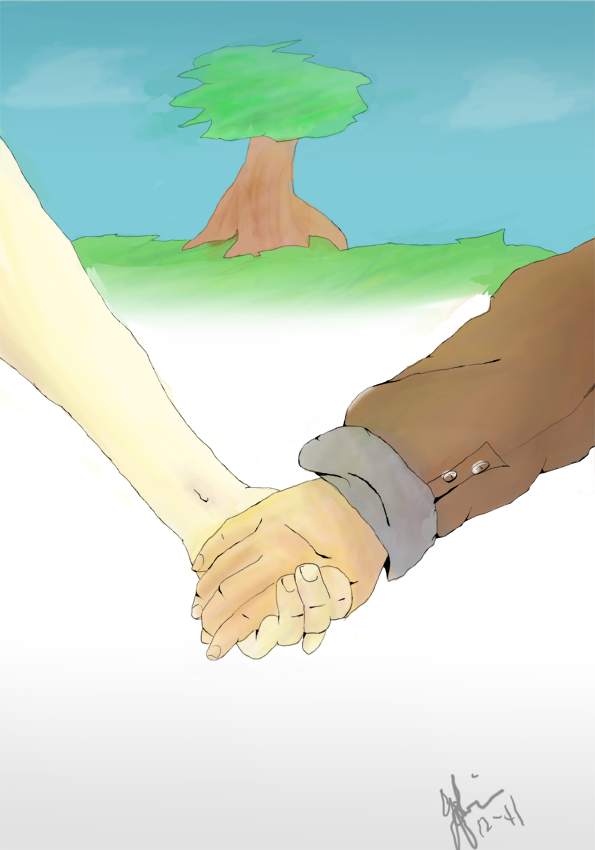 hold hands