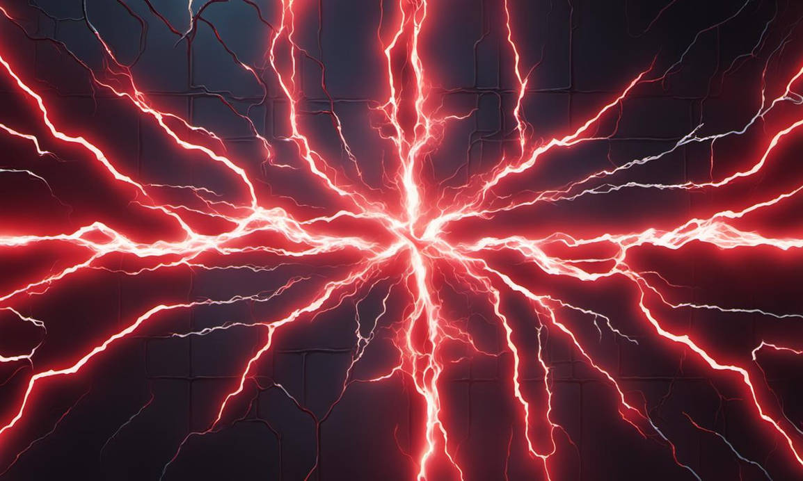 16:9 Rectangle Frame That Is Crackling With Red Li by HalfwayVinny on ...