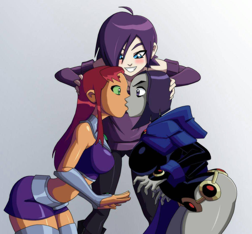 Starfire an Raven ass 1