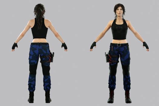 Shadow of The Tomb Raider - modded Nevada outfit