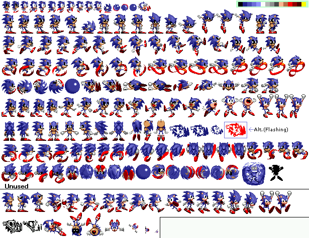 Post Dead Sonic Sprite Sheet by Admin472 on DeviantArt