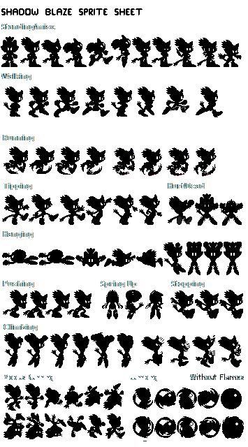 Shadowflare Sprites Shadow Blaze Sprite Sheet by Admin472 on DeviantArt