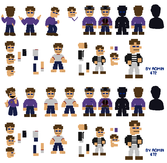 Working on a new sprite sheet by Admin472 on DeviantArt