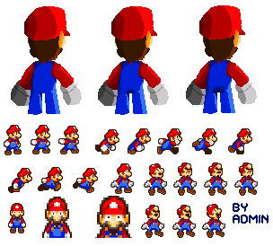 Mario Sprite Sheet by Admin472 on DeviantArt
