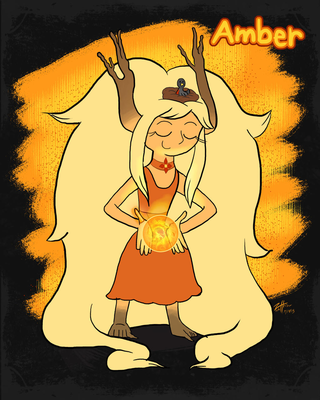 Amber Redesign (Steven Universe OC)