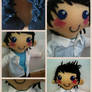 Castiel Plushie FOR SALE. HALF FINISHED.