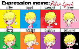 Riker Lynch  - Expression Meme