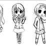 chibi cast of k-on WIP