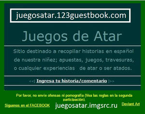 Nuevo Foro 2016: juegosatar.123guestbook.com