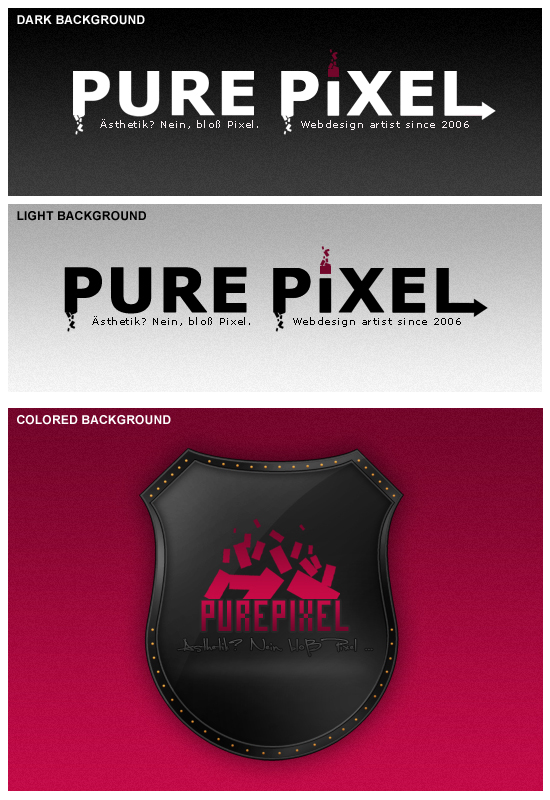 PurePixel Logo V2 'Emblem'