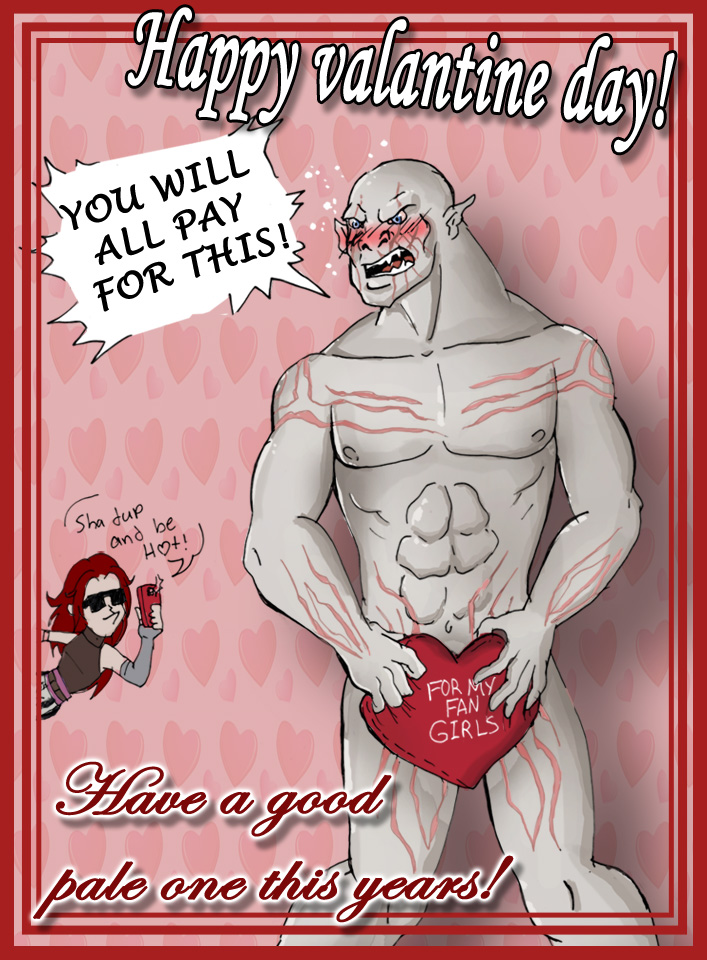 Hobbit: Valantine Day Card with Azog