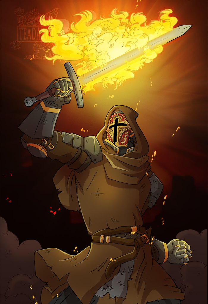 Ultrafire Knight The Fire knight by TeaDarkA on DeviantArt
