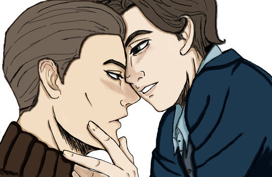 Charles x Erik:colored version