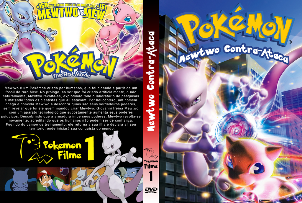Pokemon: O Filme - Mewtwo Contra Ataca by alexlima1095 on DeviantArt