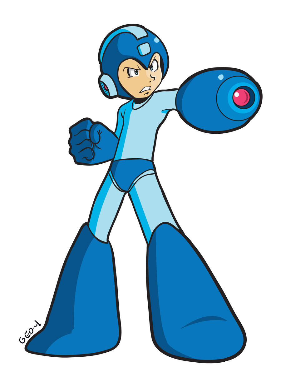 Mega Man standing by GeorgeRottkamp