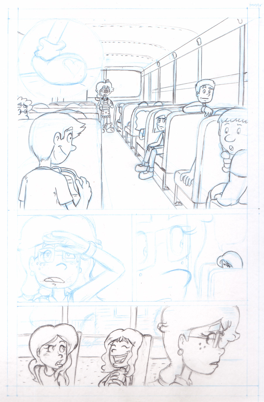 Life of Lydie page 2 Pencils