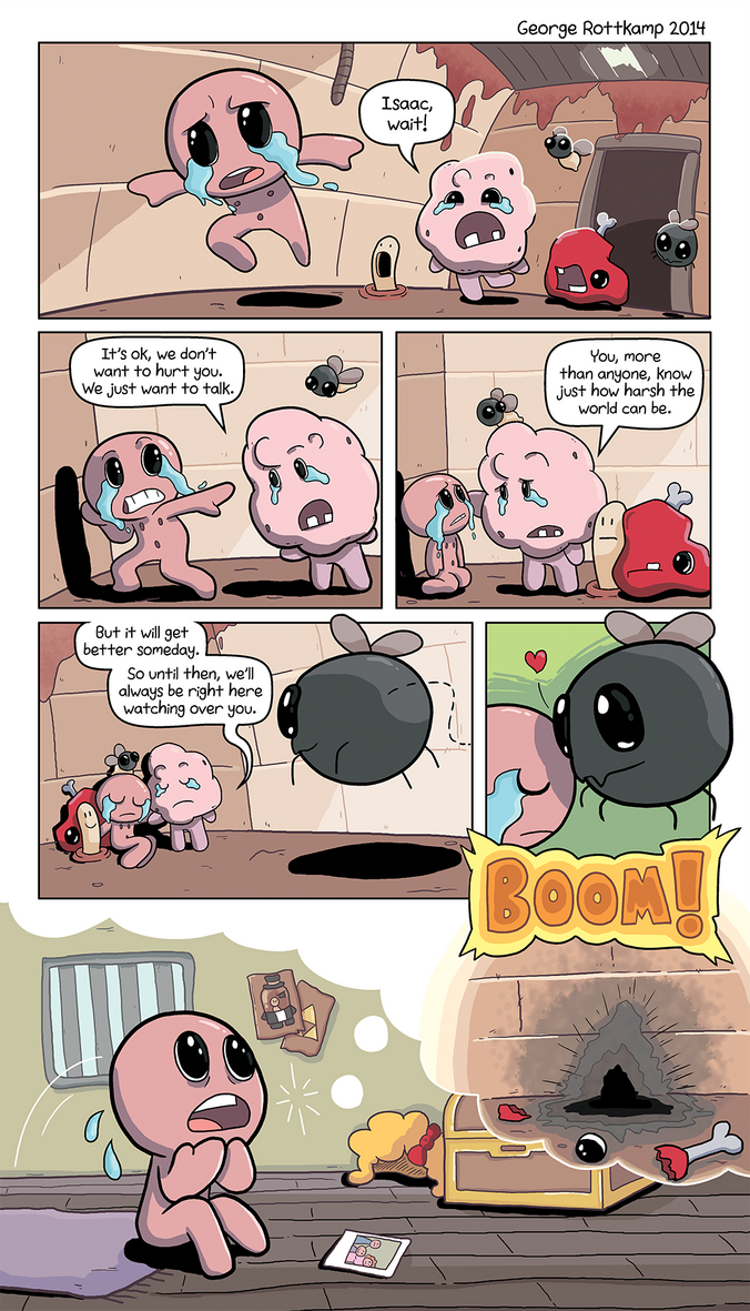 Binding of Isaac: Comic Tribute by GeorgeRottkamp