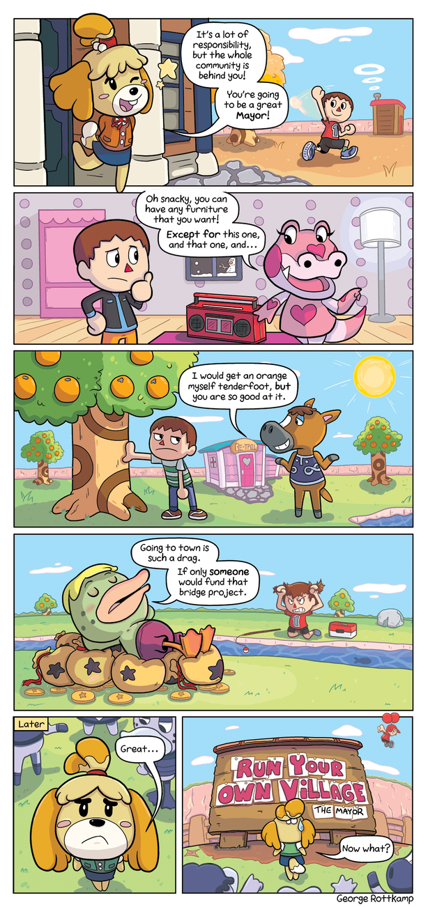 Animal Crossing: Mayor Responsibilities by GeorgeRottkamp