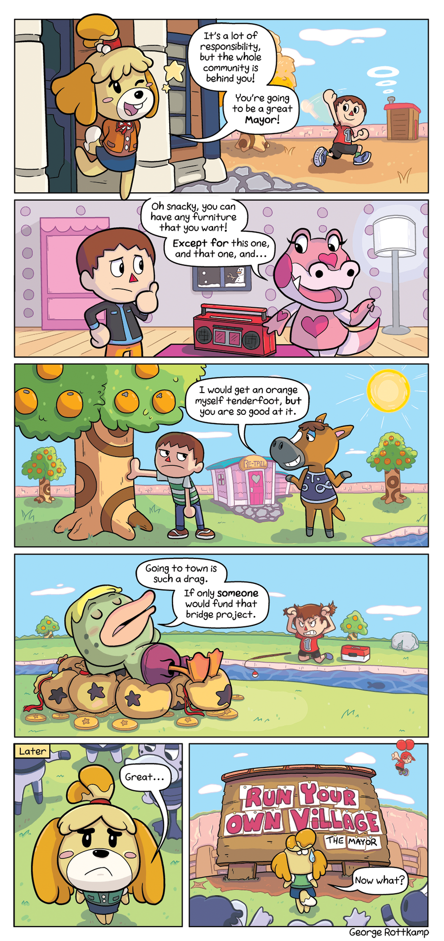Animal Crossing: Mayor Responsibilities by GeorgeRottkamp
