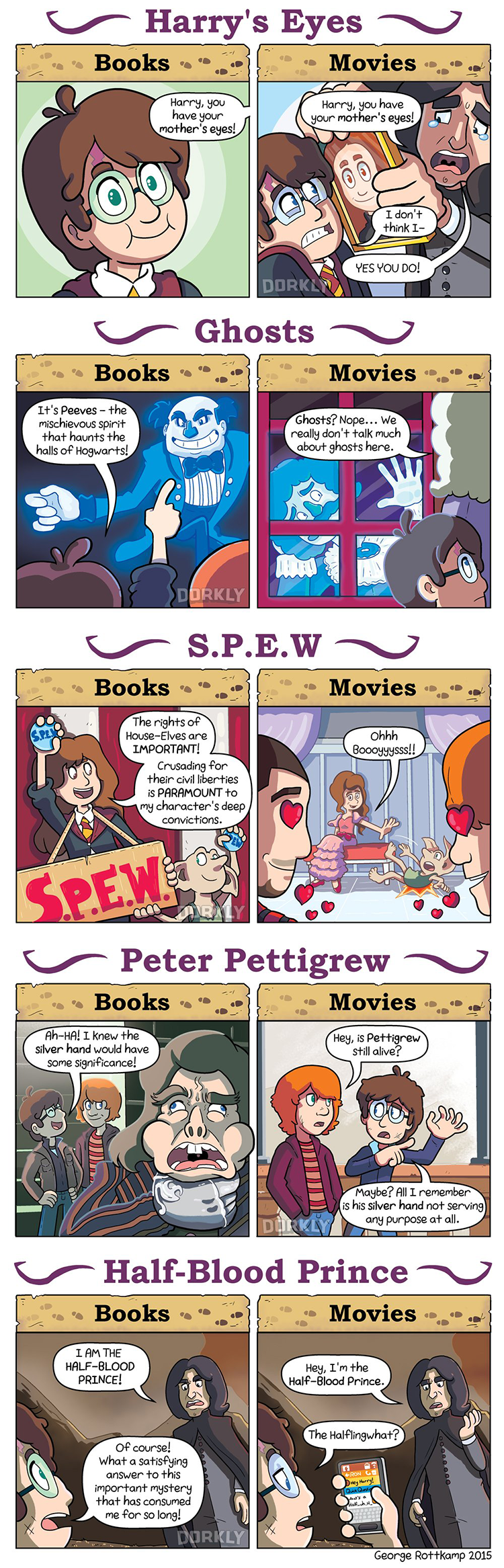 DORKLY: Harry Potter Books vs. Movies