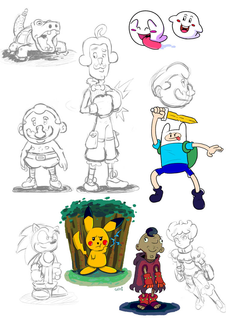 First Sketches on my Surface Pro 3 by GeorgeRottkamp