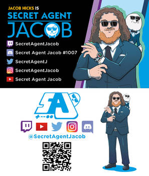 Twitch Rebranding Commission - Secret Agent Jacob