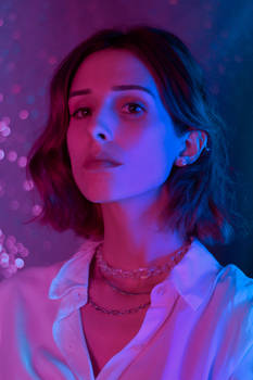 Neon portrait 3