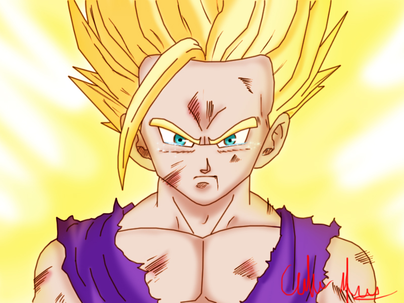 GOHAN CRY by francesco8657 on DeviantArt