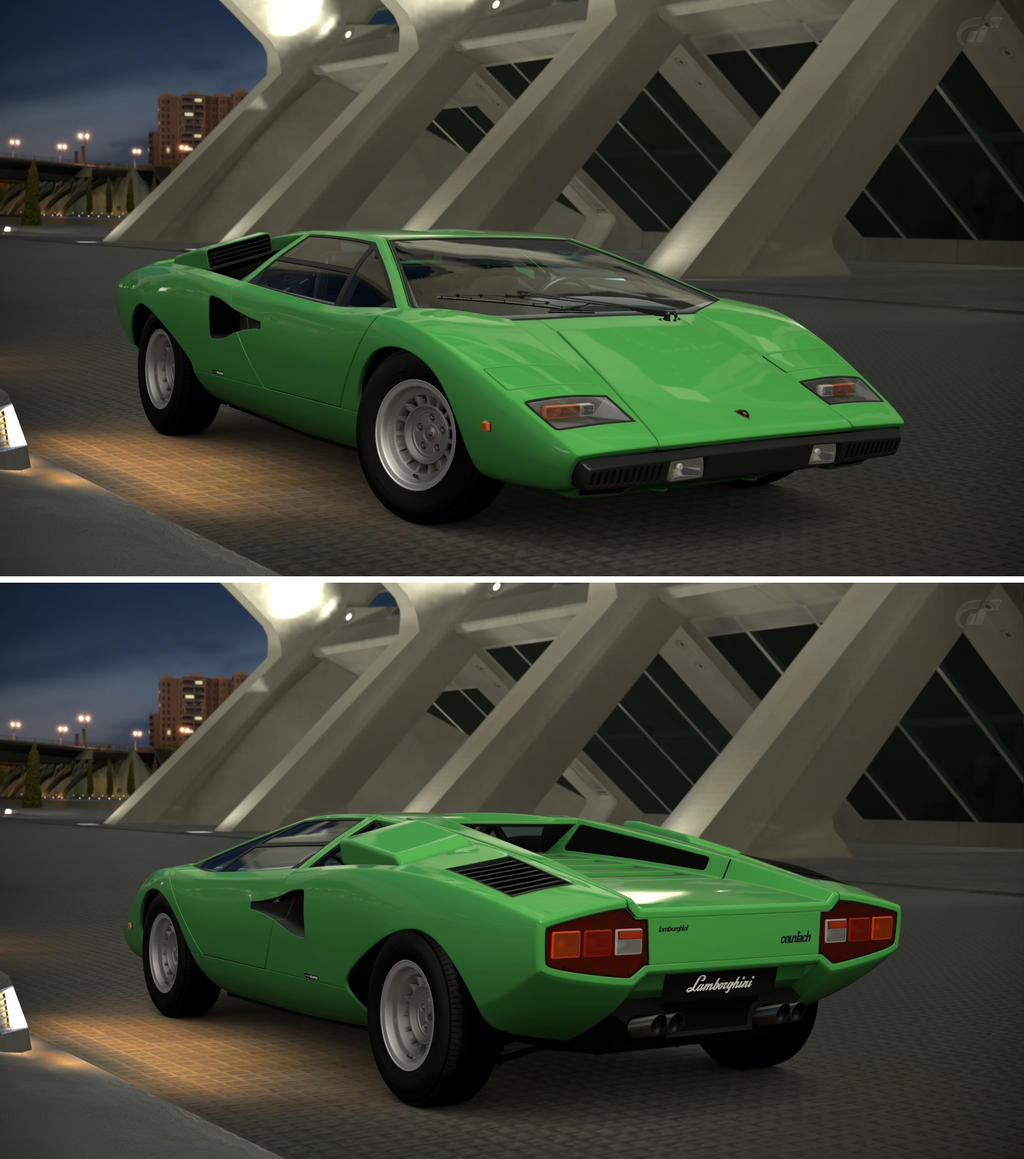 Countach 74 Lamborghini Countach LP400 '74 by GT6-Garage on DeviantArt