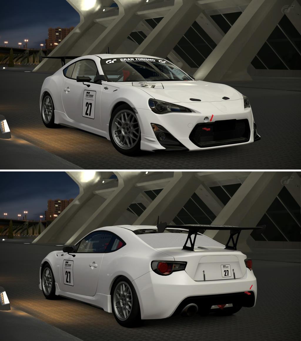 Toyota 86 Race Car Base Model '12