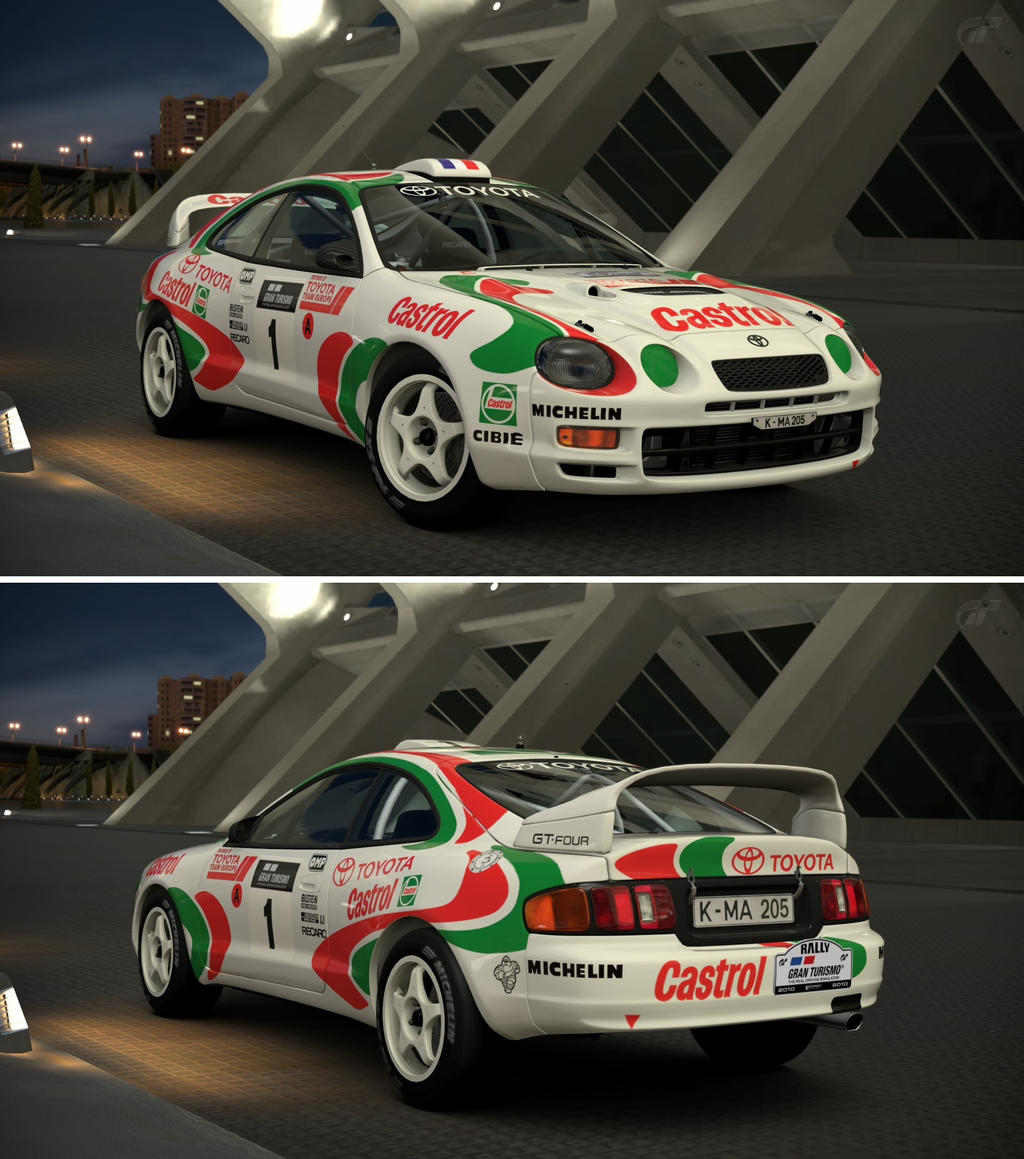Toyota Celica Gt Four Rally Car St5 95 By Gt6 Garage On Deviantart Toyota Celica Gt Four Rally Car St5 95 By Gt6 Garage On Deviantart