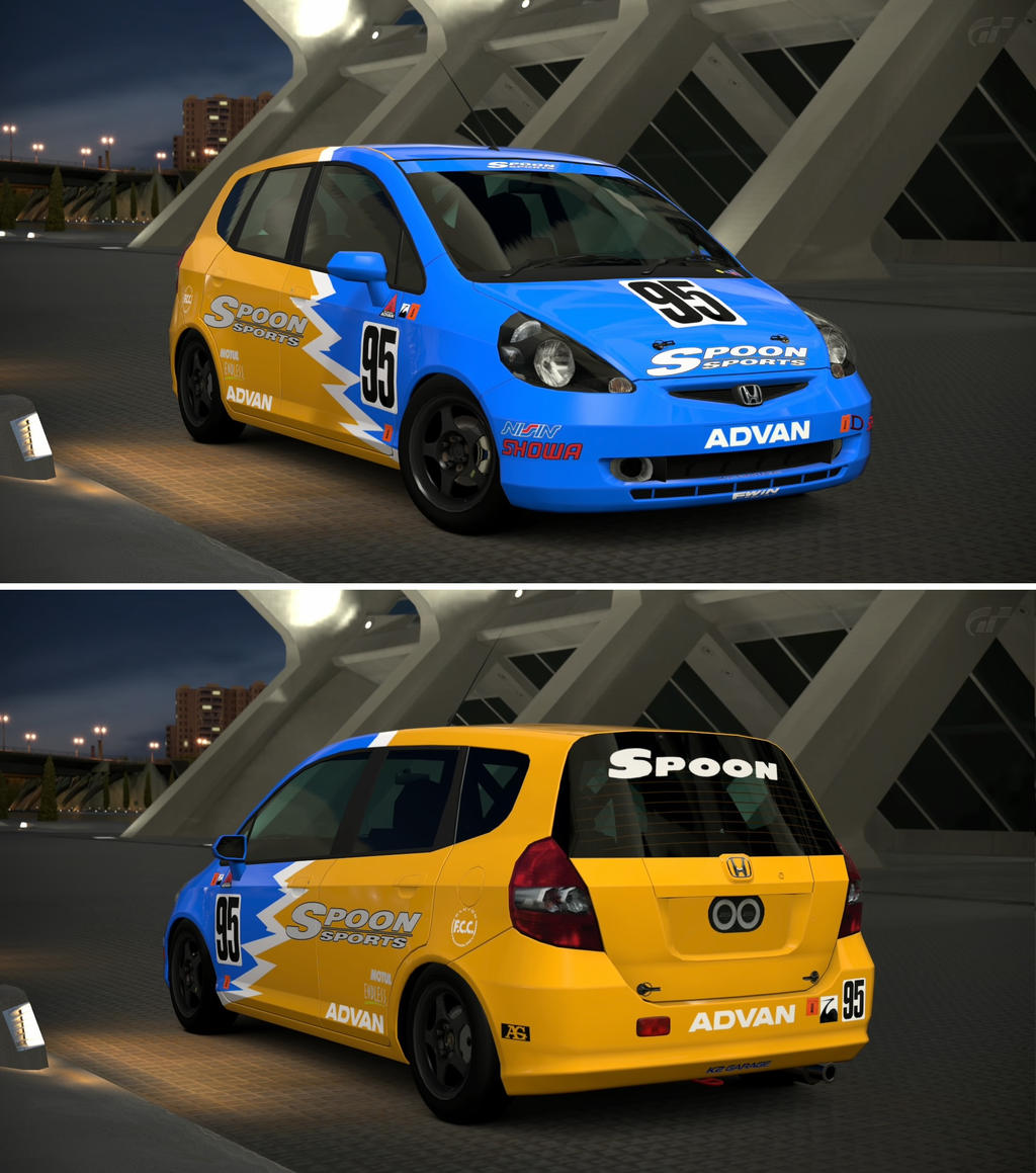 Spoon FIT Race Car '03 by GT6-Garage on DeviantArt