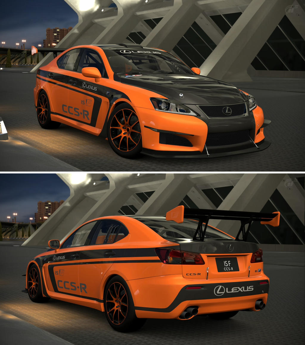 Lexus IS F CCS-R '11 by GT6-Garage on DeviantArt