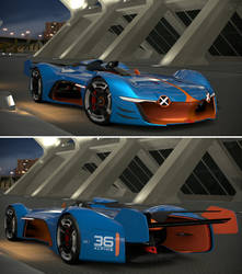 Alpine Vision Gran Turismo Race Mode