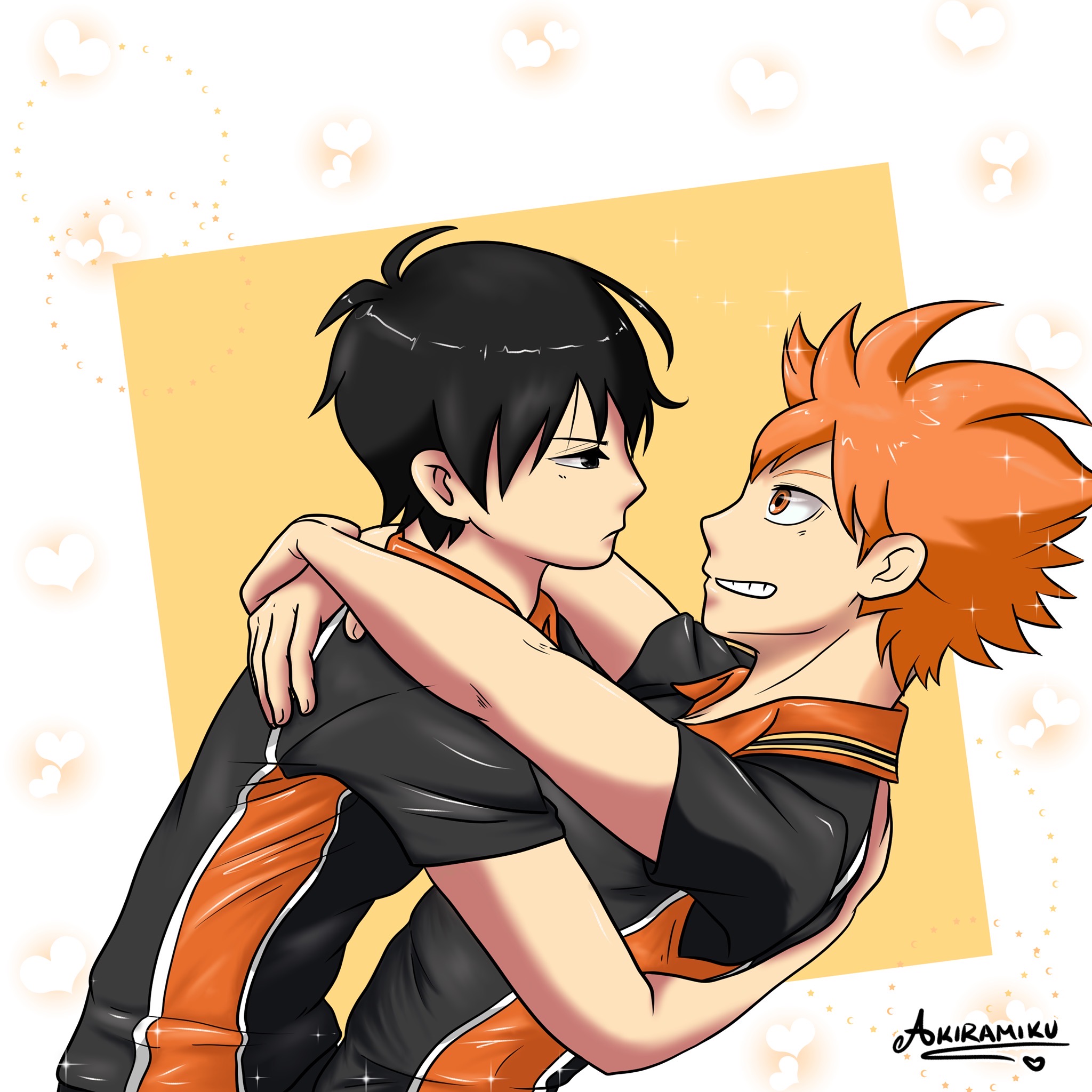 Kagehina haikyuu by akiramiku01 on DeviantArt