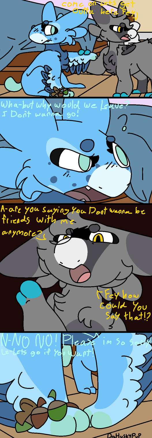 Dragging|Wyngro|DaHuskyPup-Draws by Lass1e