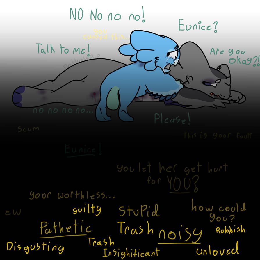 Guilt|Wyngro|DaHuskyPup-Draws by DaHuskyPup-Draws