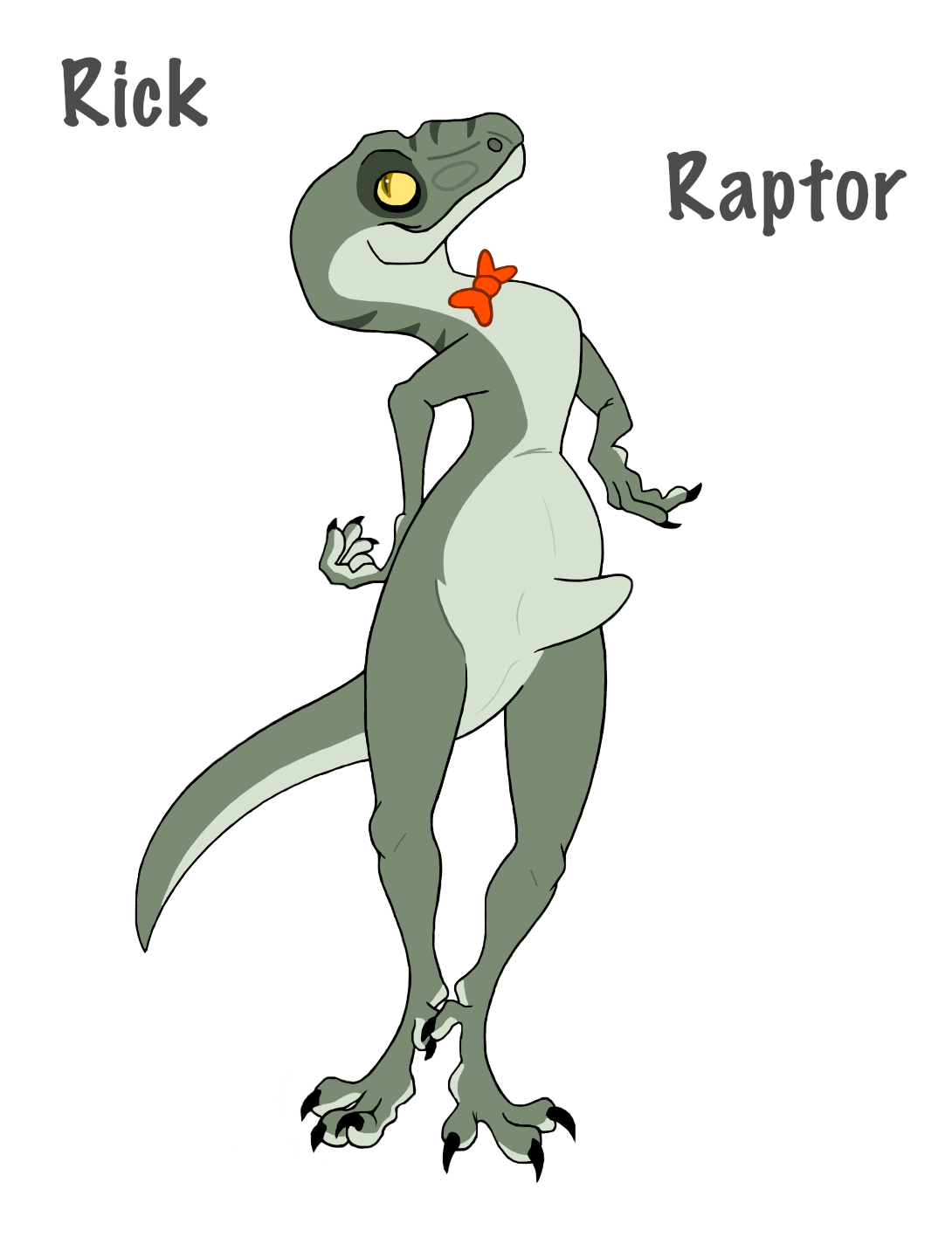 Devinquigleyart Ricky Raptor Rick Raptor For youtube by FoxSunshine on DeviantArt