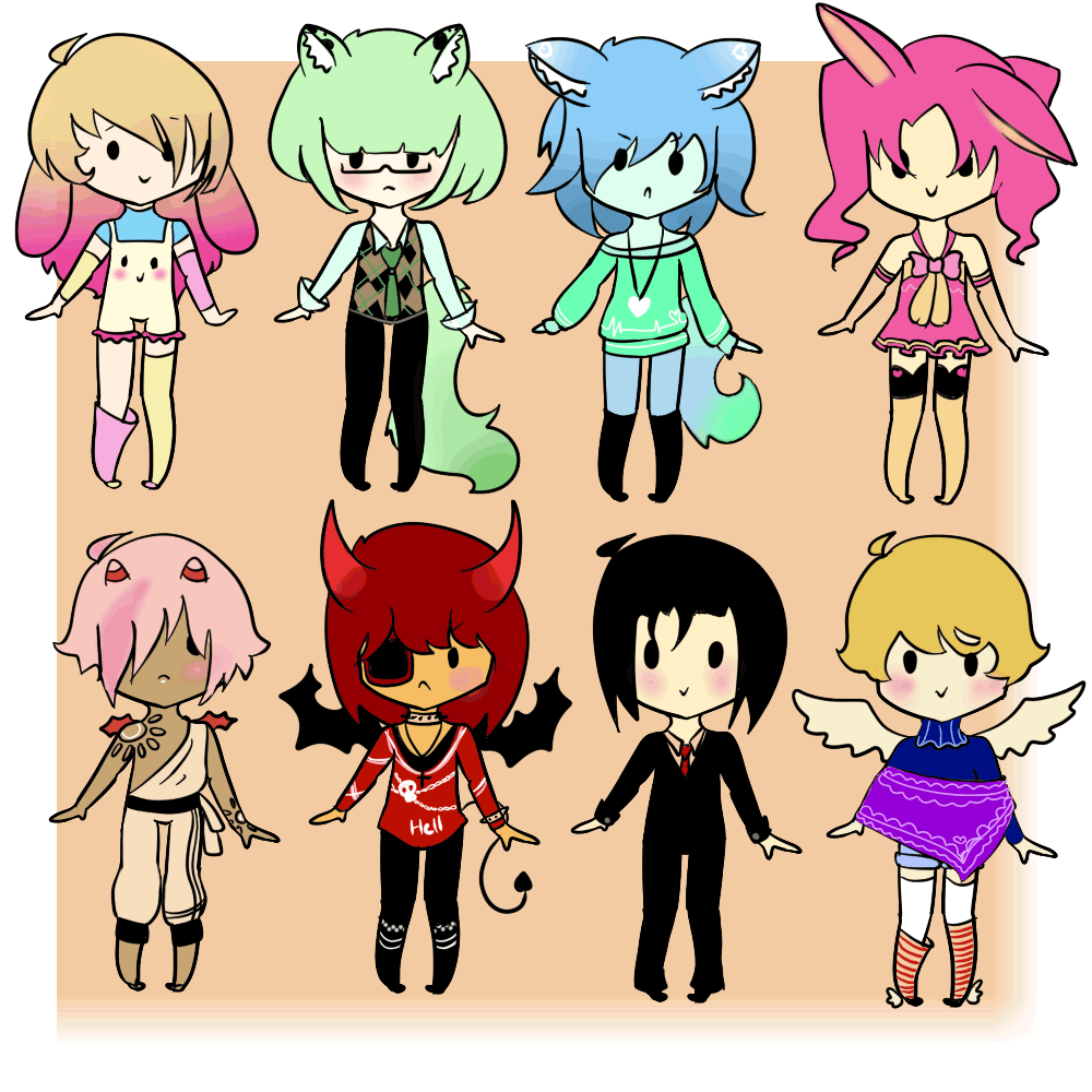 Random Adoptables [Both genders, Kenomimis]