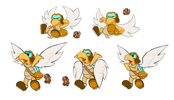 Parakarry sprite re-draws 1 + a bonus