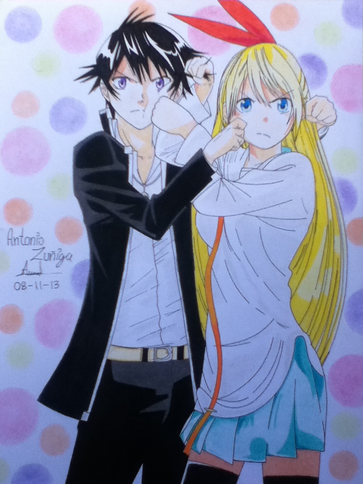 Raku Ichijou and Kirisaki Chitoge by ZeRo-SaMa23 on DeviantArt Raku Ichijou and Kirisaki Chitoge by ZeRo-SaMa23 on DeviantArt