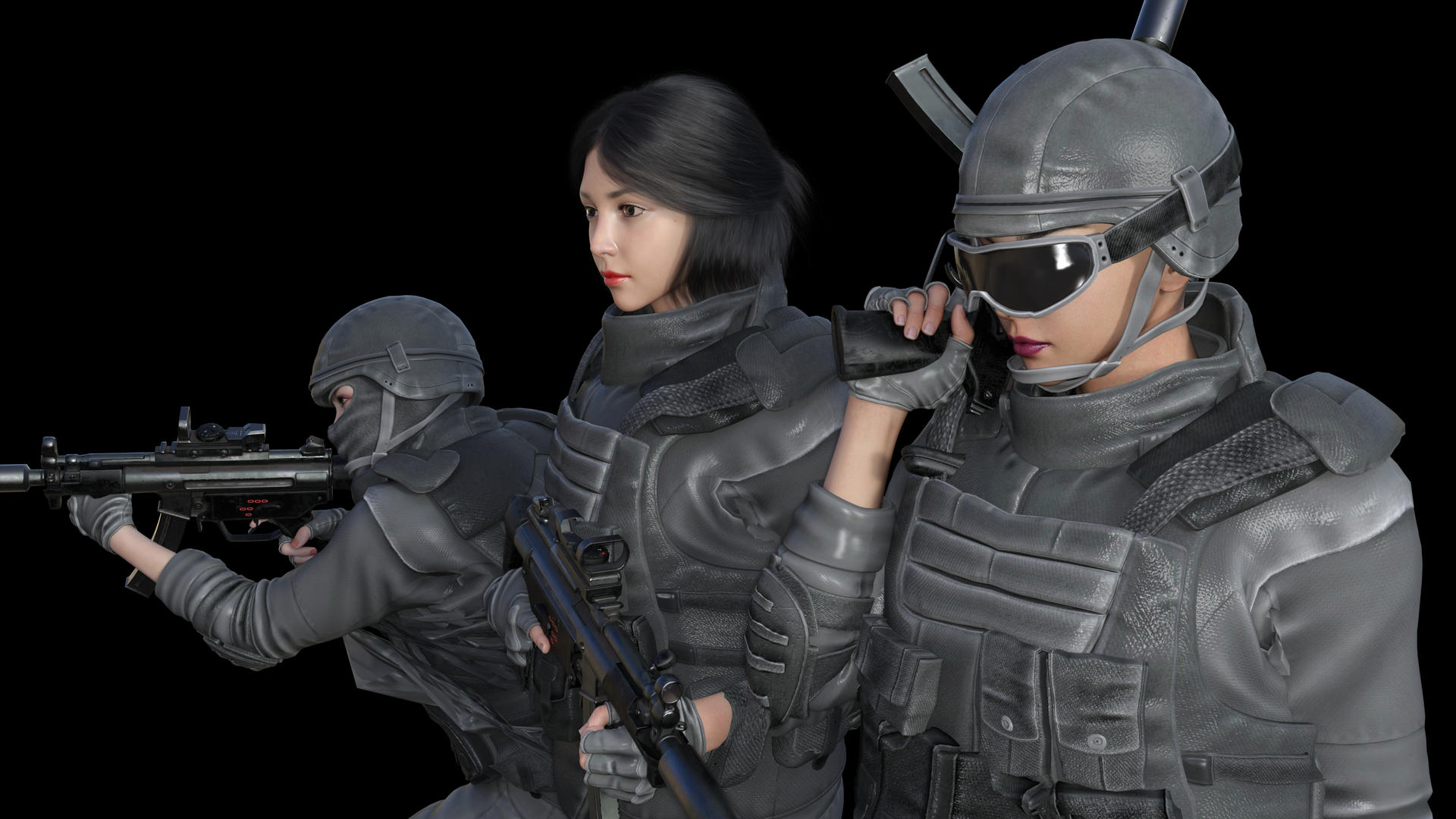 SWAT Girls by hydrqaz on DeviantArt